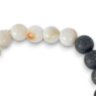 Браслет нефрит, пирит, красные бусины, крест агат, 8 мм, 18 см, натуральные камни