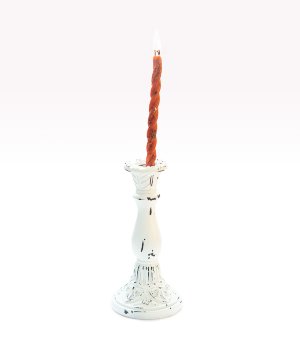 Восковая свеча -  скрутка с травами "Любовь"