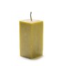 Обрядово - алтарная свеча "Куб" желтого цвета 