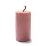 Свеча восковая колонна розовая