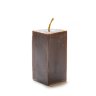 Обрядово - алтарная свеча "Куб" коричневого цвета