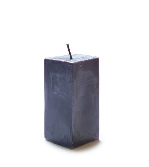 Обрядово - алтарная свеча "Куб" фиолетового цвета